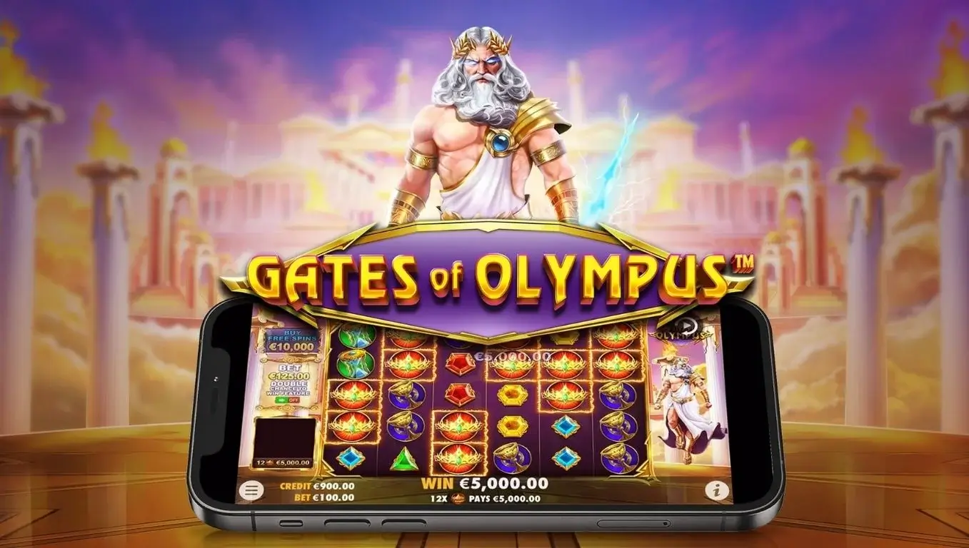 Screensaver of the game Gates of Olympus